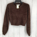 XS Fuzzy crop sweater