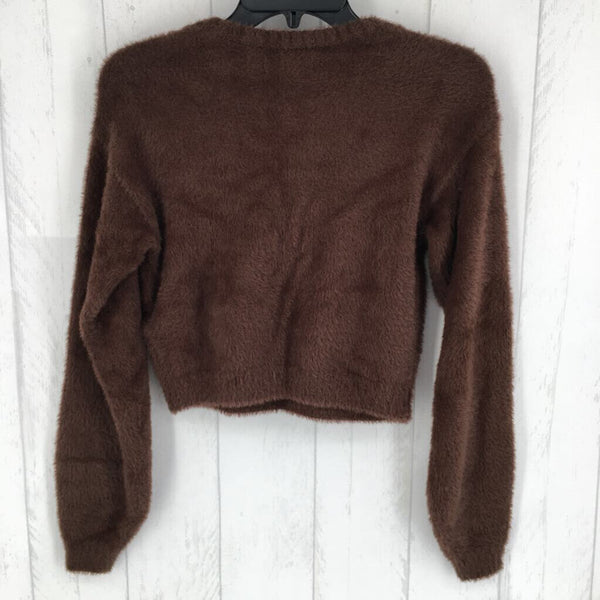 XS Fuzzy crop sweater