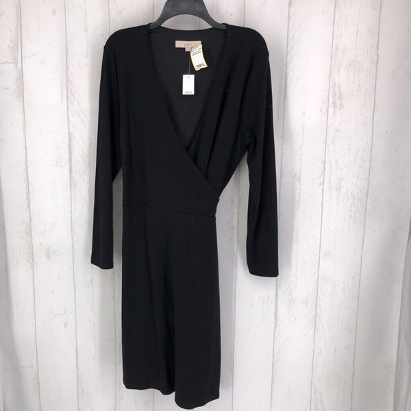 XL l/s wrap dress