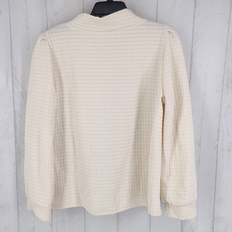 XL Textured T-neck l/s