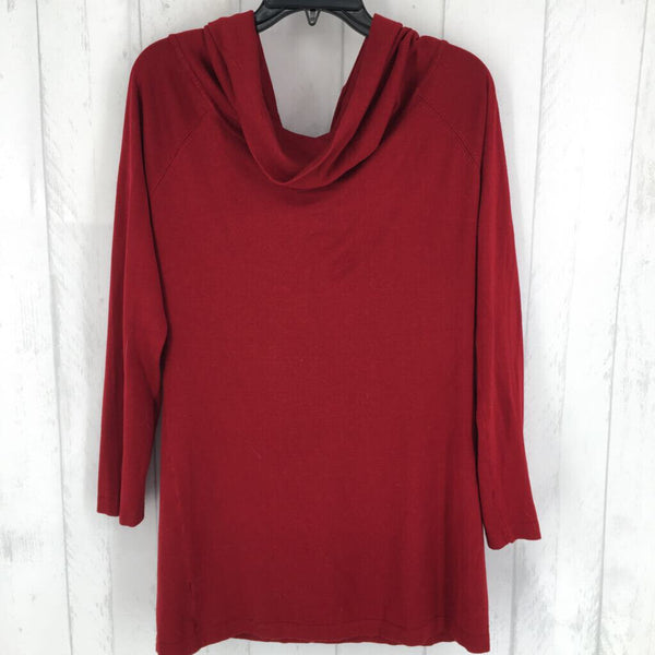 XL Draped-neck sweater l/s