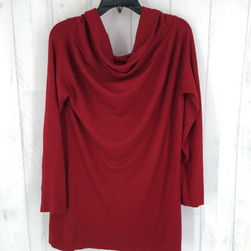 XL Draped-neck sweater l/s