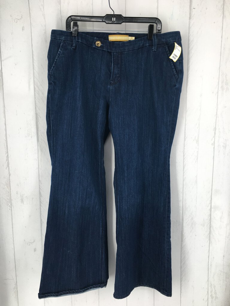 20 Denim wide leg trouser