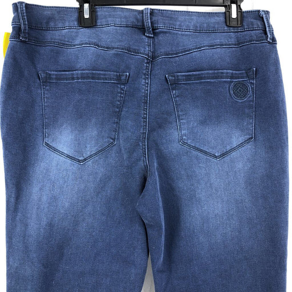 18wp Crop flare dyed denim pants