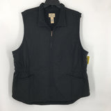 1X Quilted zip-up vest