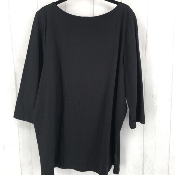 22/24 Boat neck 3/4slv top