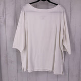 22/24 Boat-neck 3/4slv top