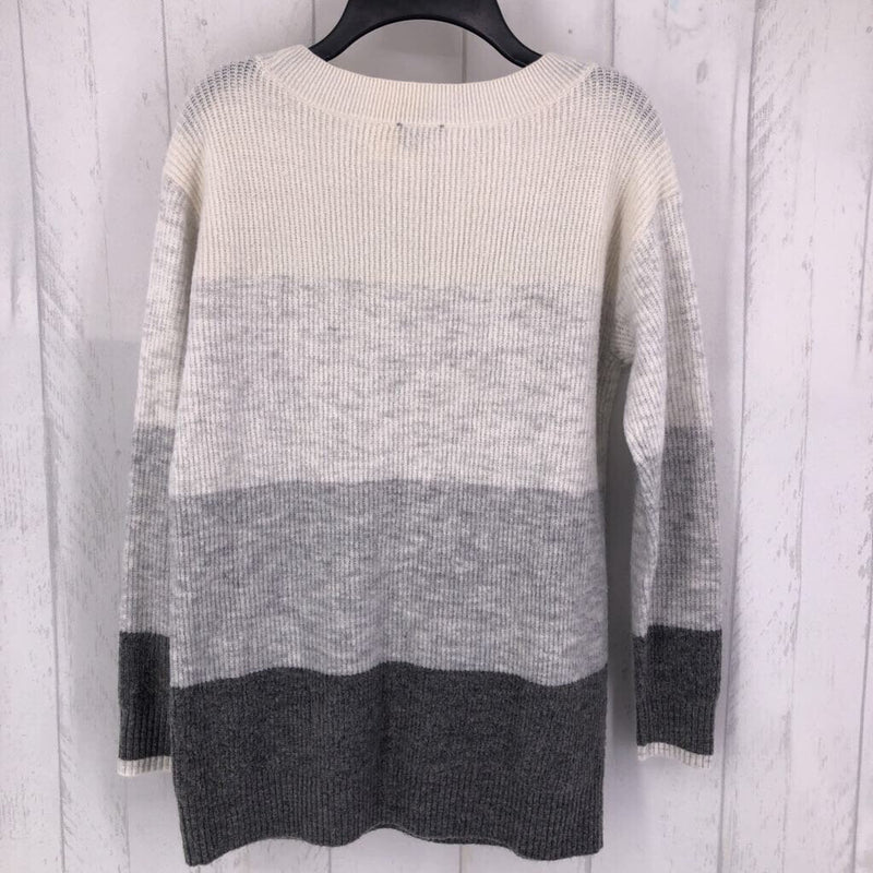 Sp l/s stripe sweater