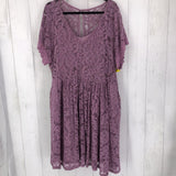 3 2pc s/s lace pocket dress w/ cami