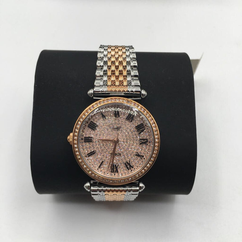 R219 Fossil Lyric two tone watch