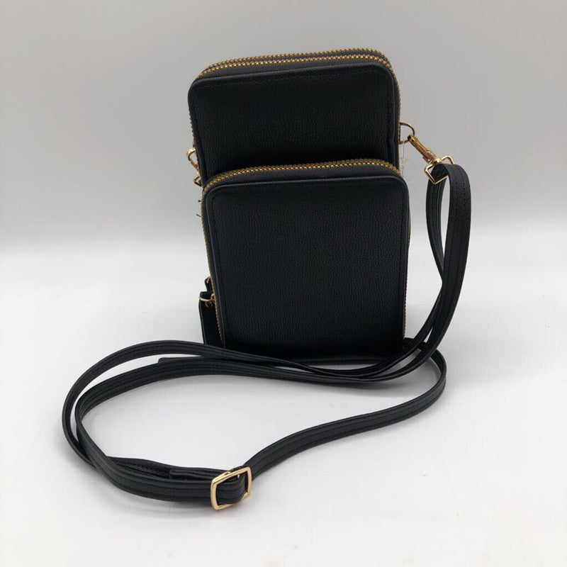 triple zip phone crossbody