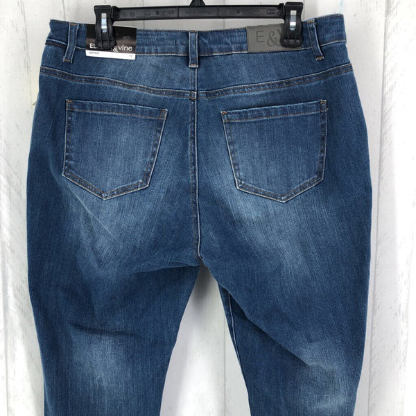 14 Bootcut jeans raw hem