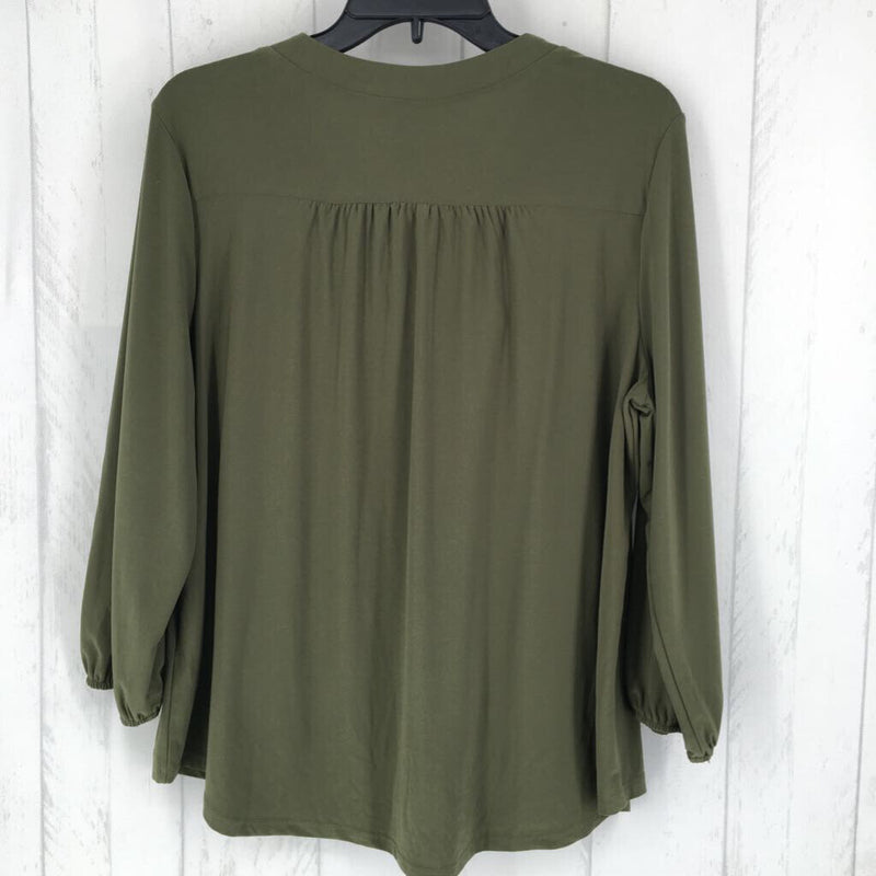 L V-neck l/s top