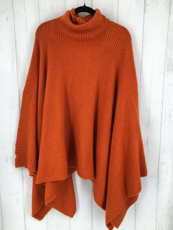 OS T-neck poncho