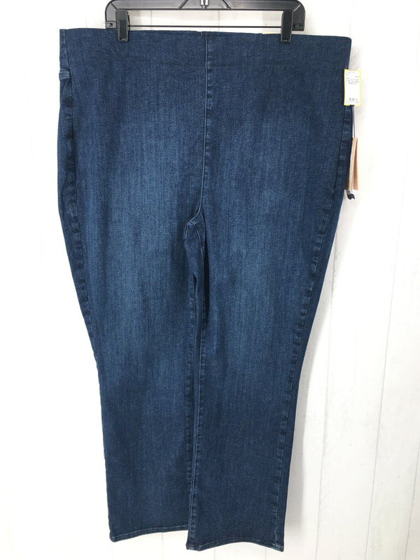 2x pull on slim boot jeans