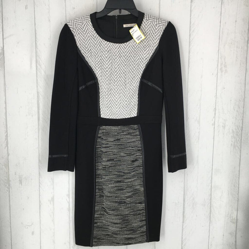 6 Mixed media l/s dress