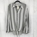 26/28 Striped button down l/s