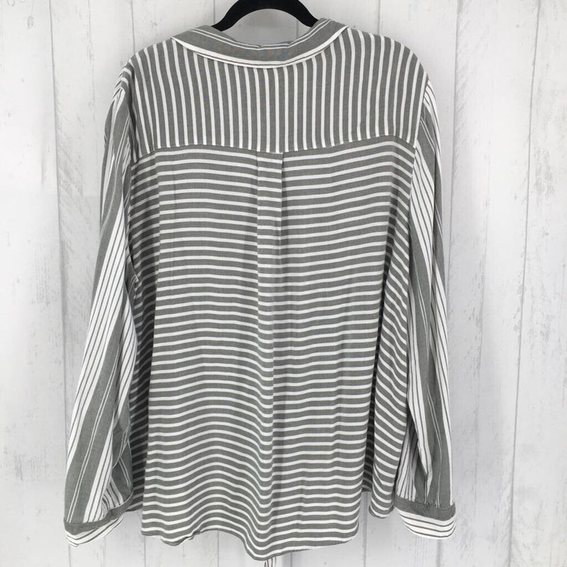 26/28 Striped button down l/s