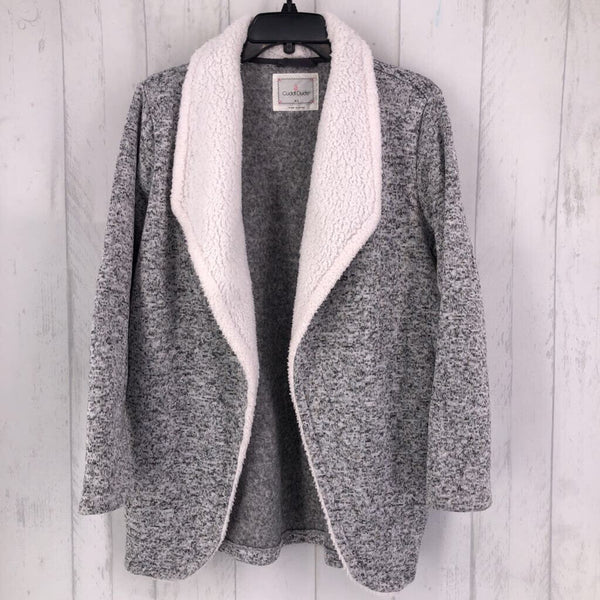 XS Marled fleece lined cardigan