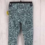 S Flo print crop-legging