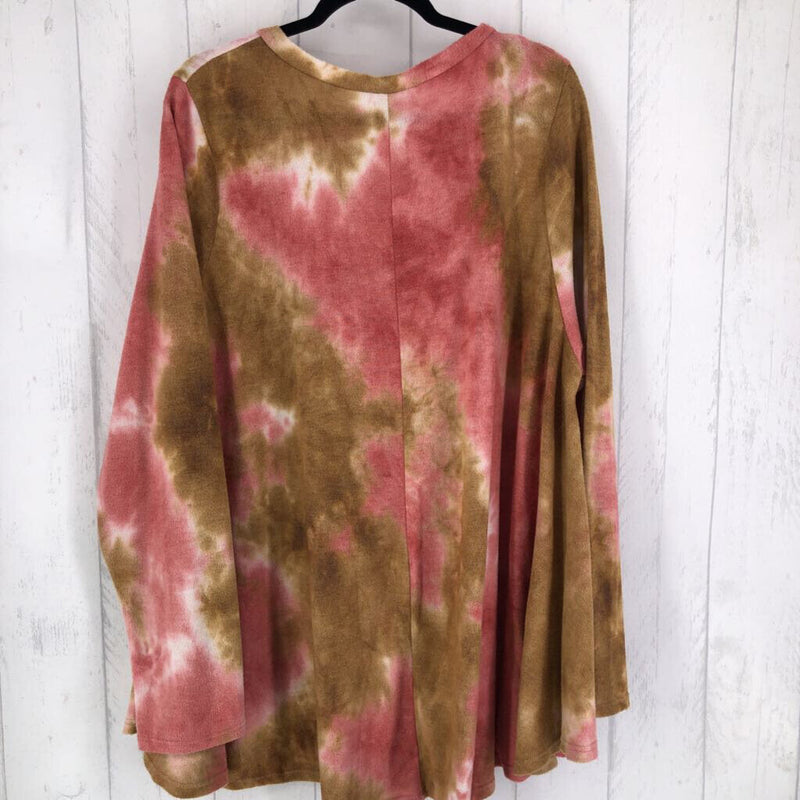 4XL Cozy v-neck l/s top