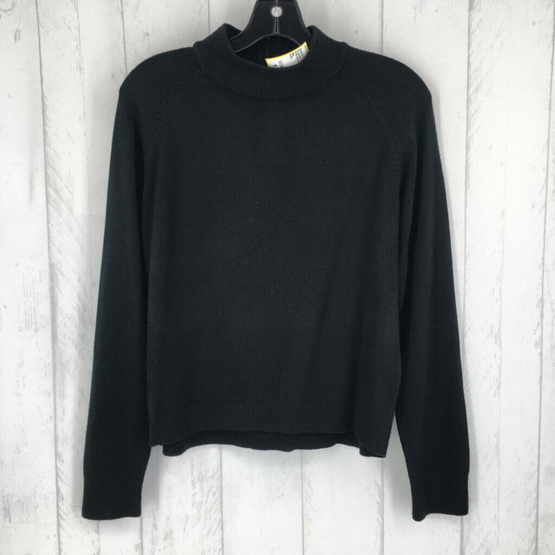 P/M Back zipper mock-neck sweater