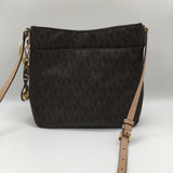 Pebbled leather crossbody