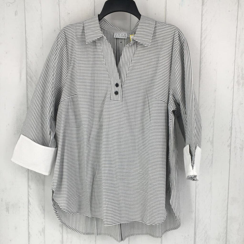 M Striped quarter-button popover