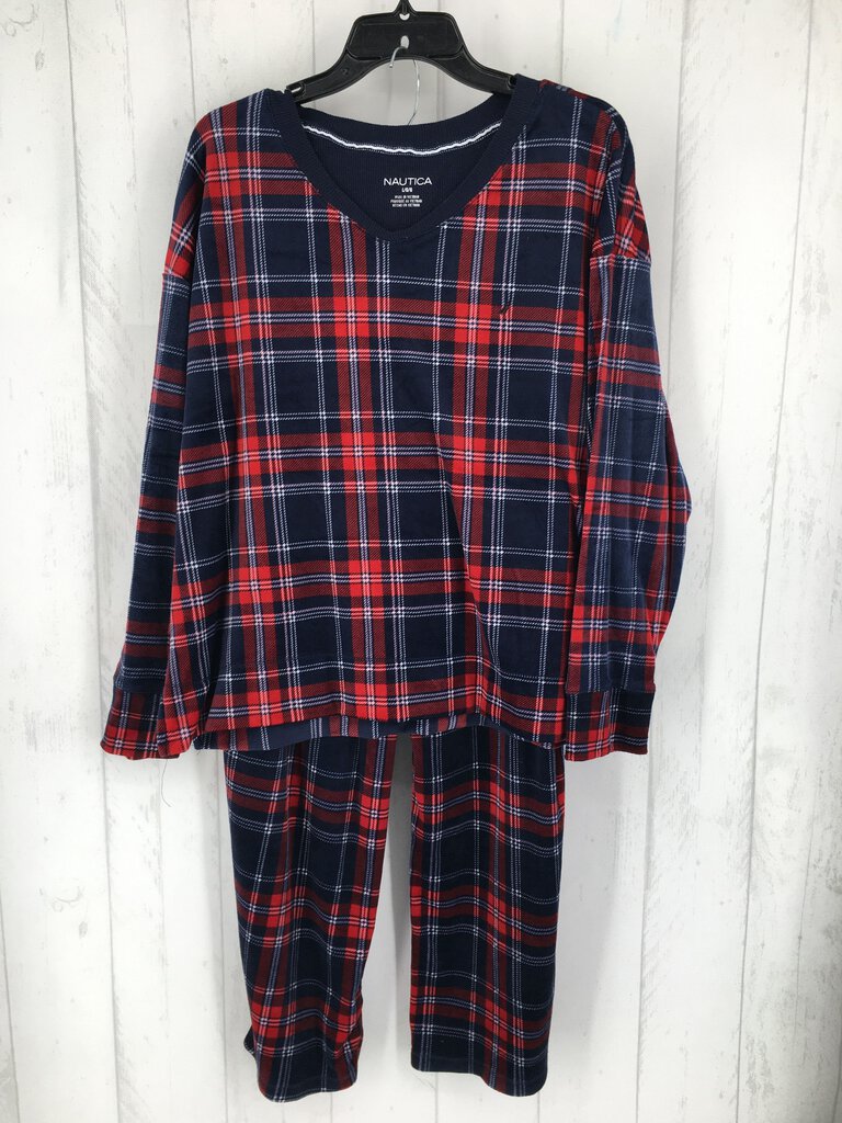 L Plaid 2pc pajamas