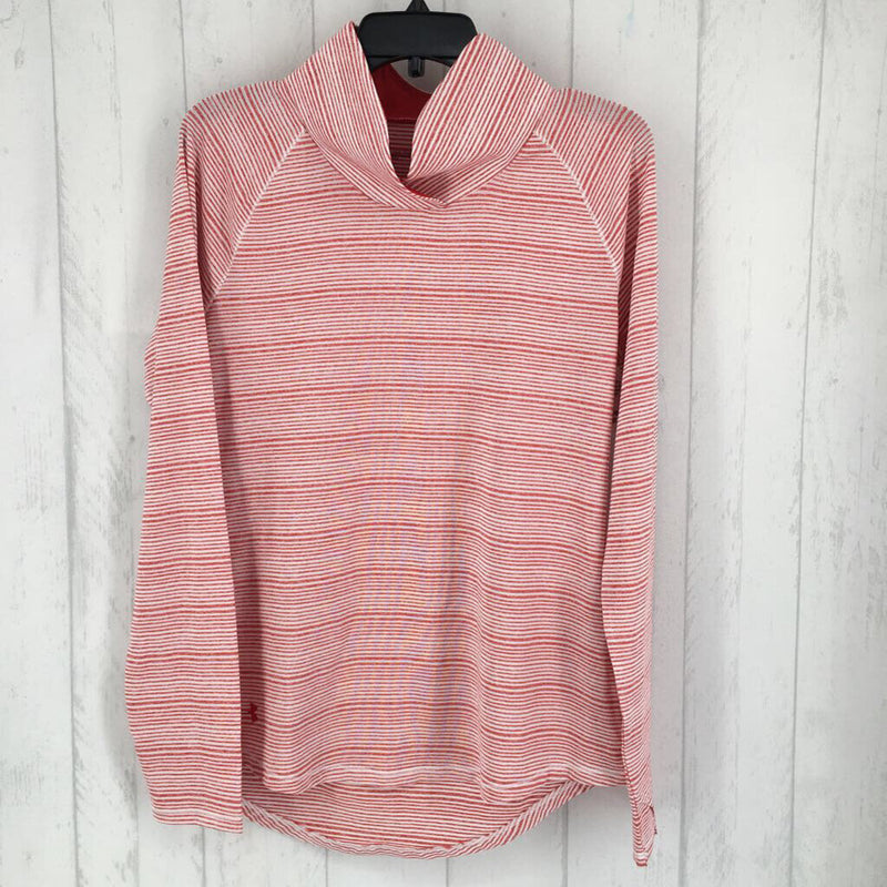 M Striped cowl-neck l/s pullover