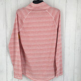 M Striped cowl-neck l/s pullover