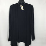 2 (L) Ribbed cardigan l/s