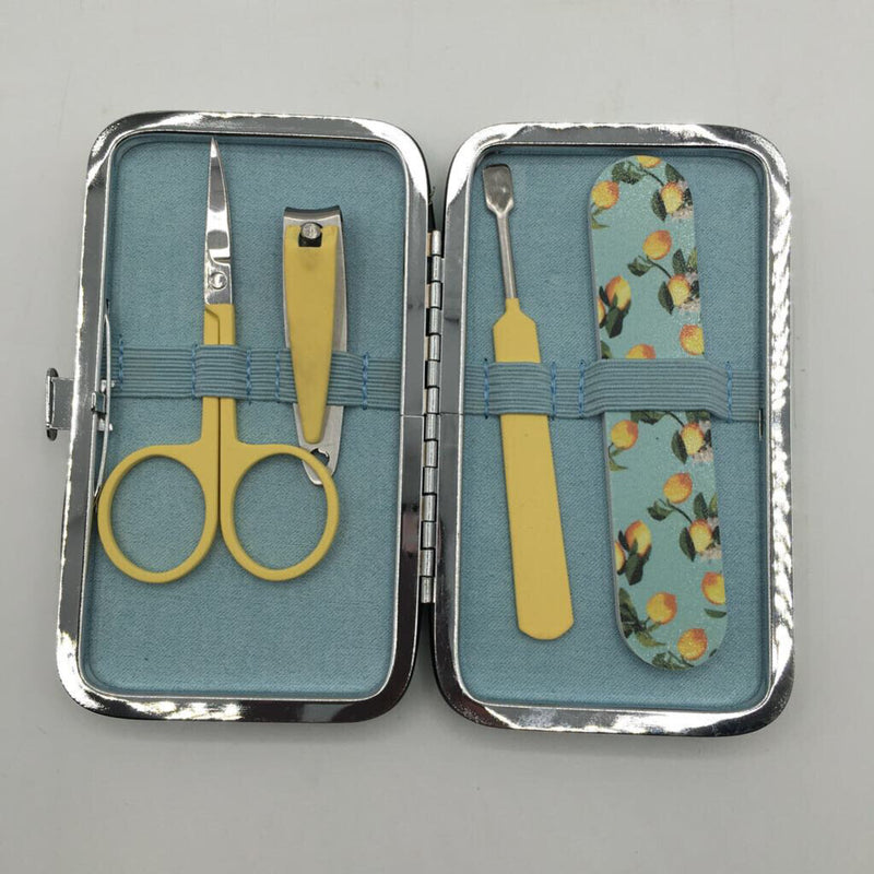 4 pc manicure set - lemons