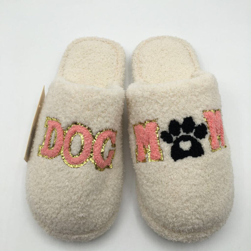 S/M dog mom slippers