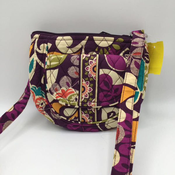 flower print flap crossbody