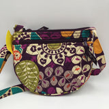 flower print flap crossbody