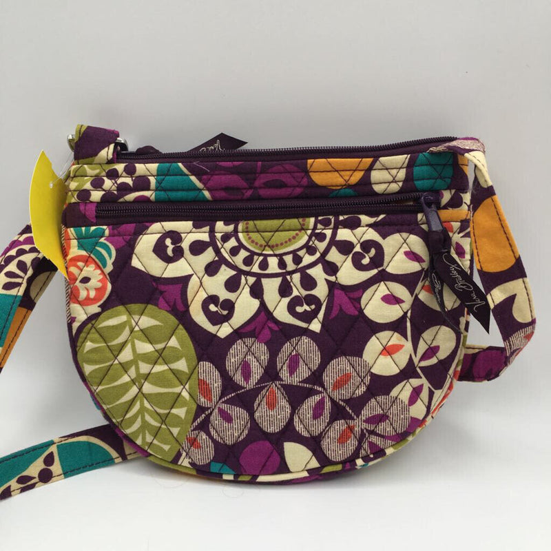 flower print flap crossbody