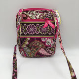 paisley flower flap crossbody