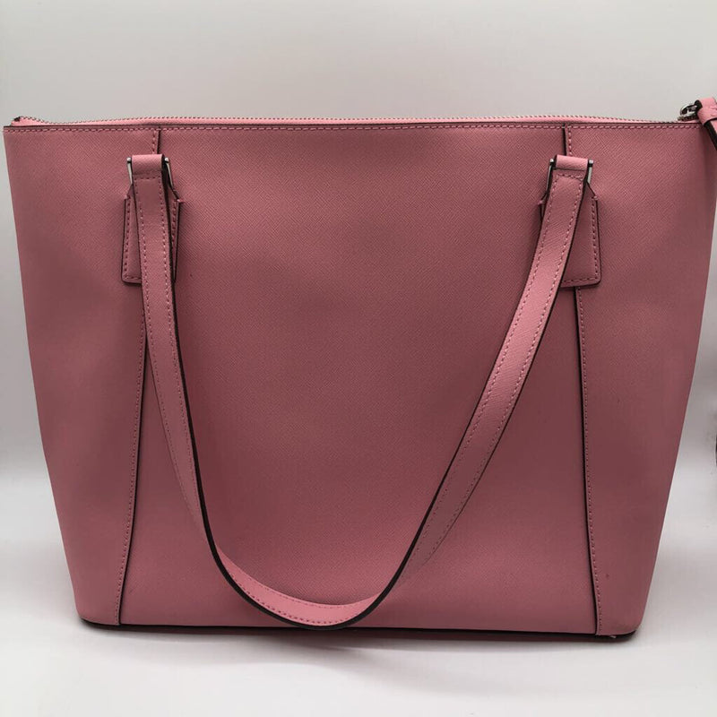 leather footed tote