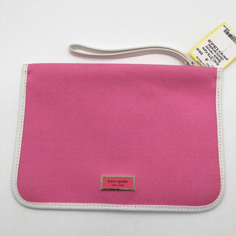 canvas clutch/wristlet