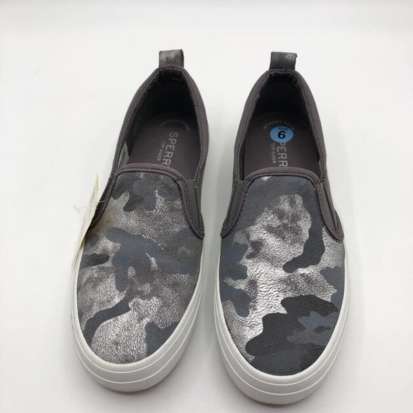 6 Camo Slip ons