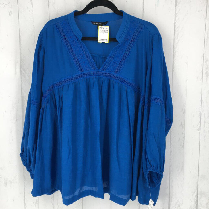 R52 3x 3/4 slv v-neck top