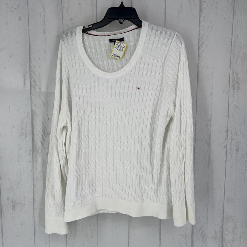 XXL l/s scoop neck sweater