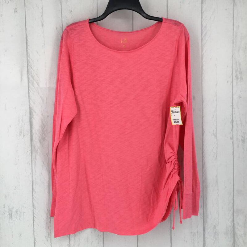 L Gathered side l/s top