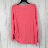 L Gathered side l/s top