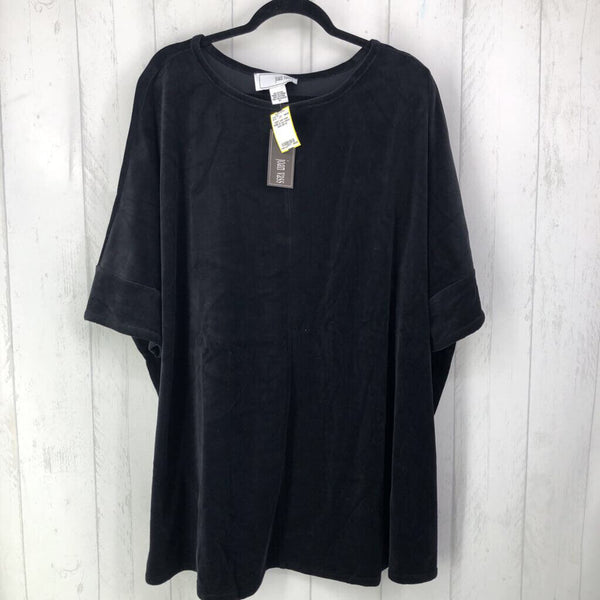 R185 2x s/s velour tunic