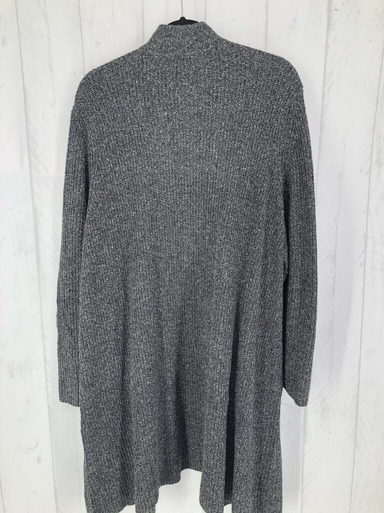 R328 3x l/s open pocket cardigan