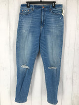 12 Hi-waist boyfriend jean