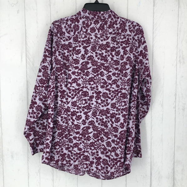 16W Flo print button down l/s