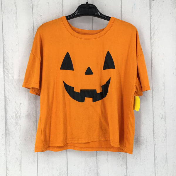 L "Pumpkin" s/s crop tee